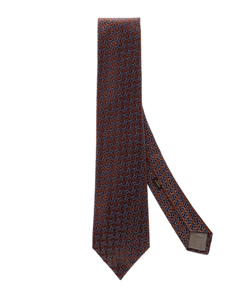 Шелковый галстук с узорами