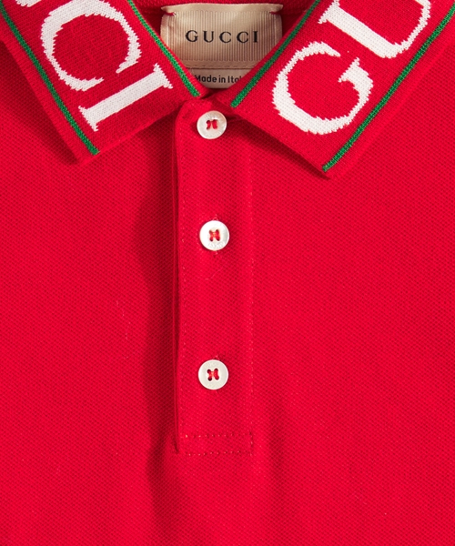 Gucci red polo best sale