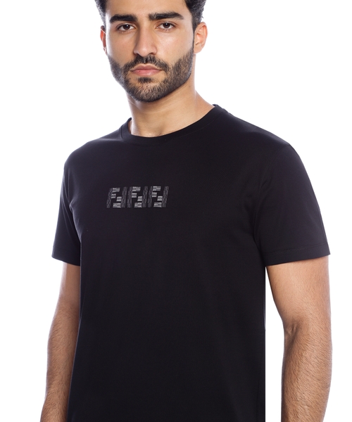 T-shirt with logo embroidery | Emporium