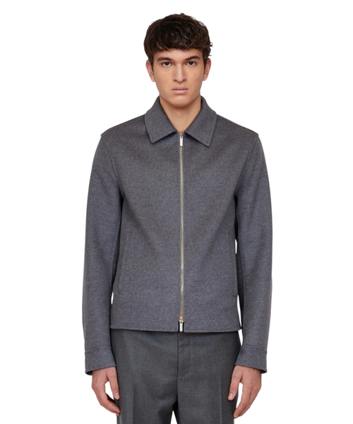 Mixed cashmere blouson