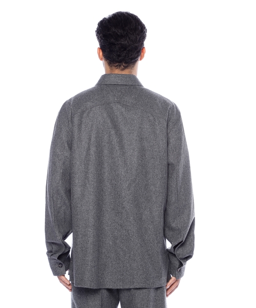 Long sleeve wool shirt #4