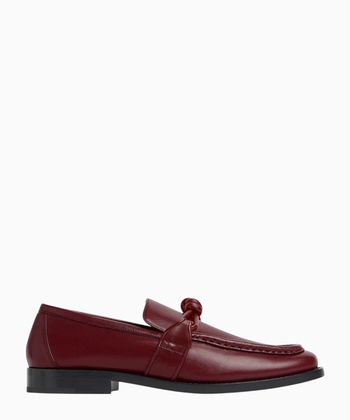 Astaire loafer with leather strap detail