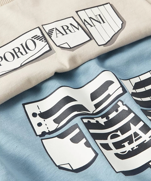 Logo printed T-shirt set | Emporium