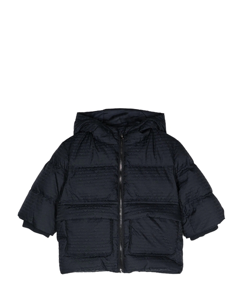 Quilted jacket with logo