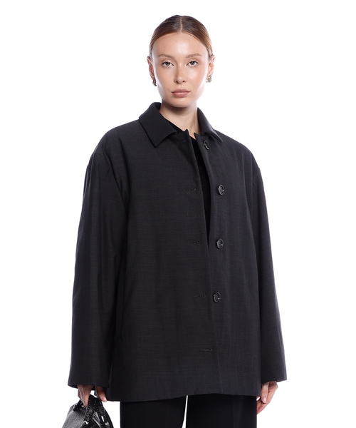 Куртка с классическим воротником