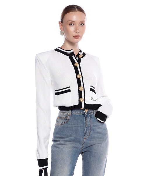 Balmain Signature Knit Cardigan