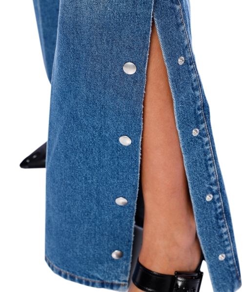 Wide-leg jeans with studs | Emporium