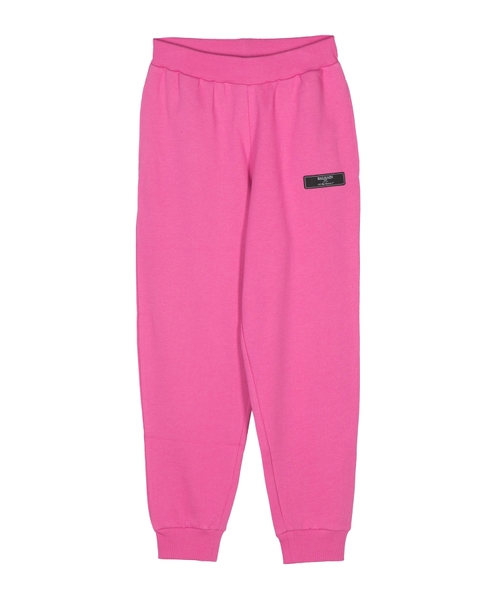 Jogging pants with logo patch
