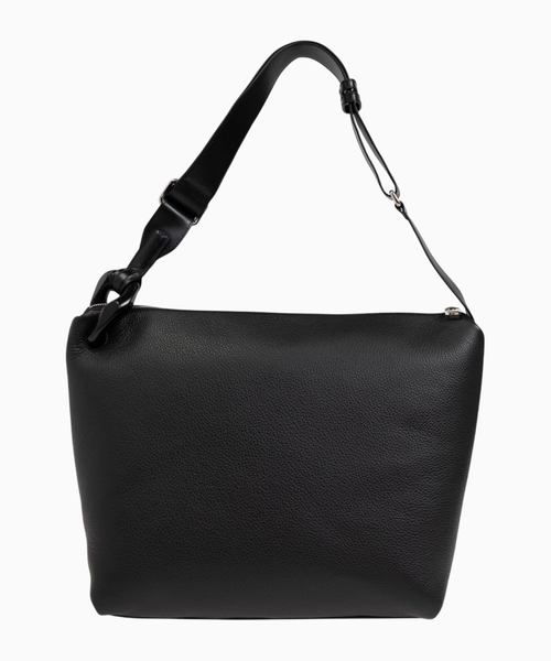 Pebbled leather bag