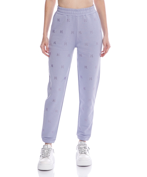 Kristallarla bəzədilmiş idman üslublu şalvar