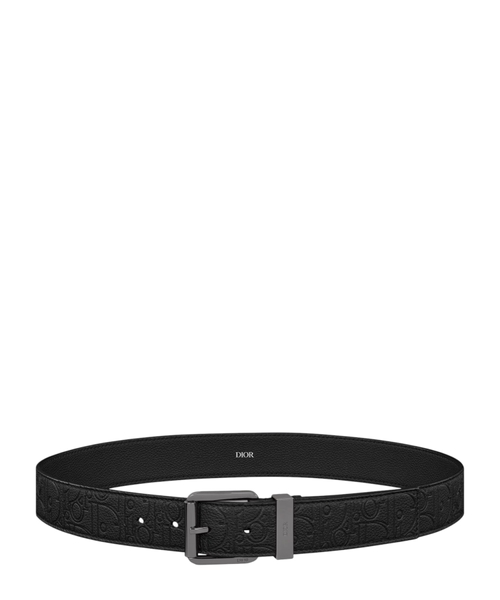 Loqo basqılı dəri kəmər