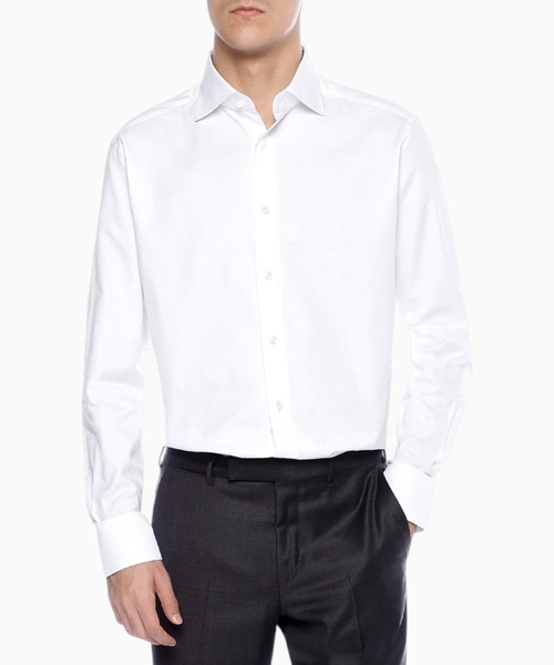 Straight-fit cotton shirt