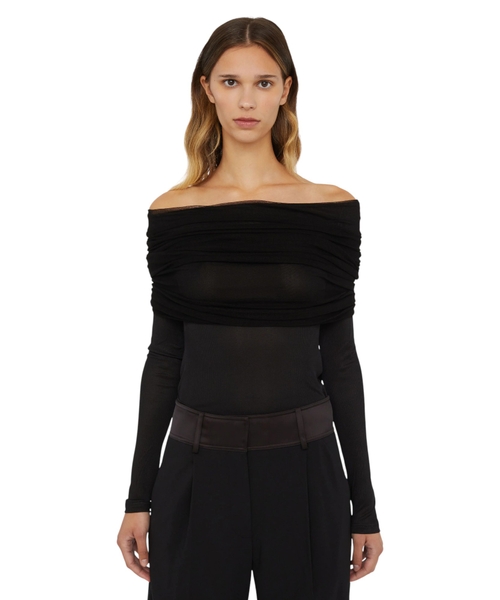 Топ Sonora Veiled с длинными рукавами