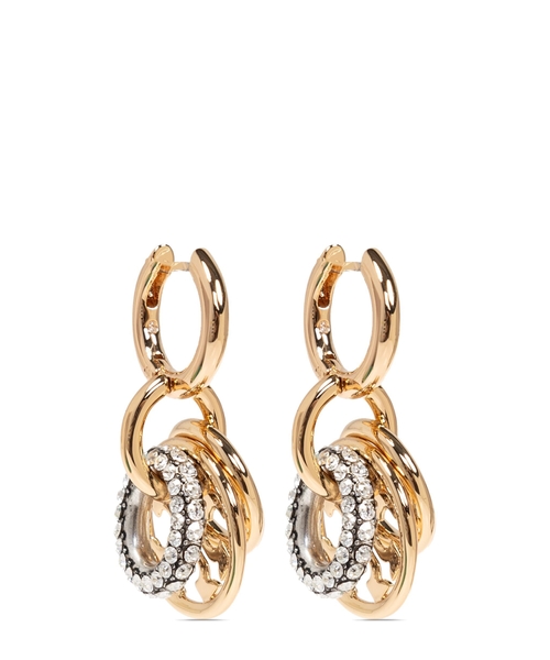 Miller Pave Interlocking sırğaları