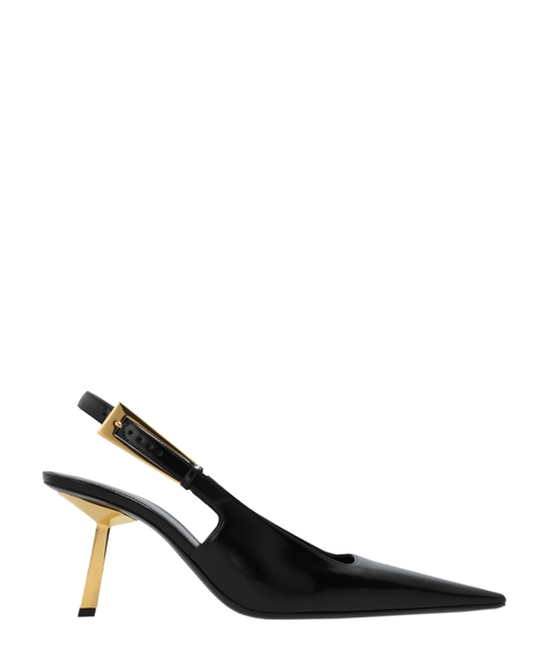 LEE slingback pumps in glazed leather