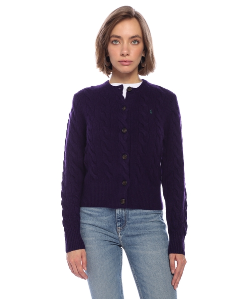 Two-tone knit cardigan | Emporium