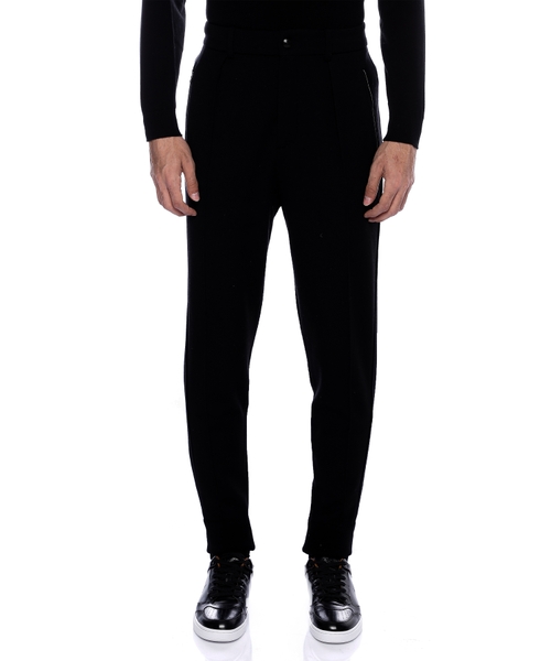 Брюки с деталью молнии на боковых карманах