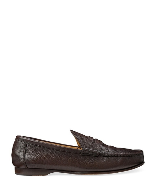 Suede loafers with woven sole | Emporium