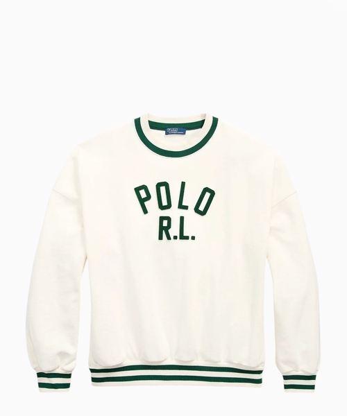 Logo fleece sweatshirt