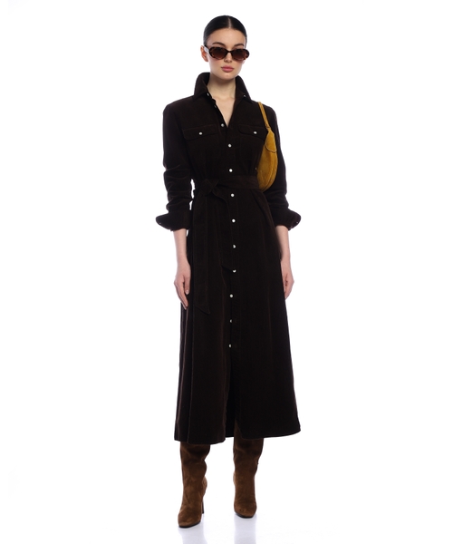 Corduroy Shirtdress