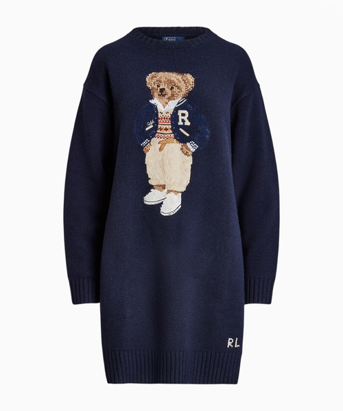 Платье-свитер Polo Bear с круглым вырезом