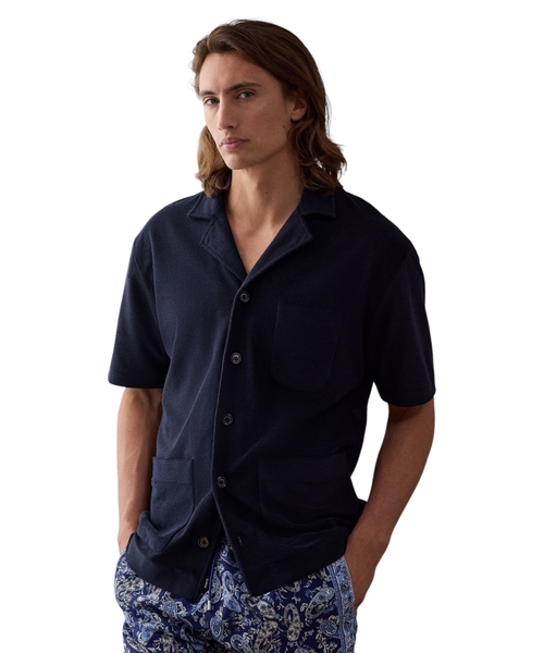 Рубашка из хлопка и шелка