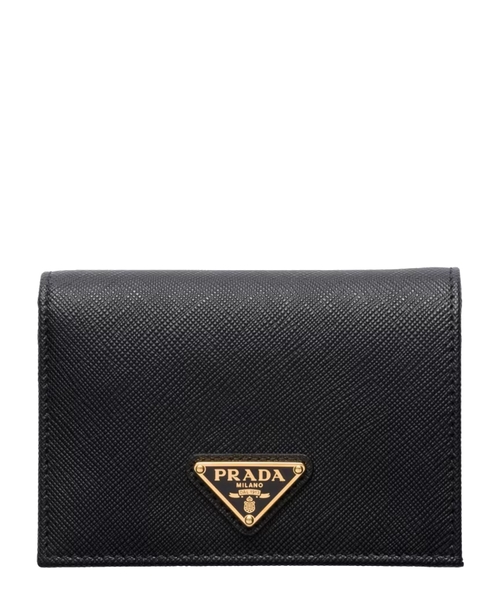 Wallet with logo detail