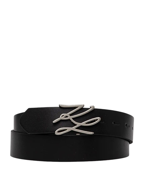 K/Signature leather belt