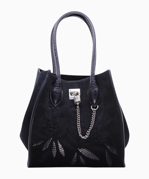 Leather shoulder bag