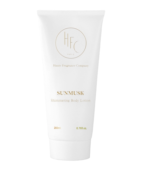 Sunmusk shimmering body lotion