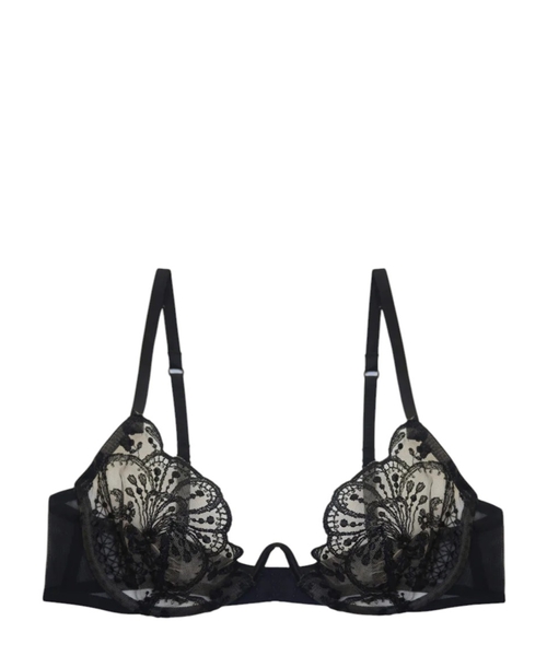 Poised in The Palace V-Detail bra