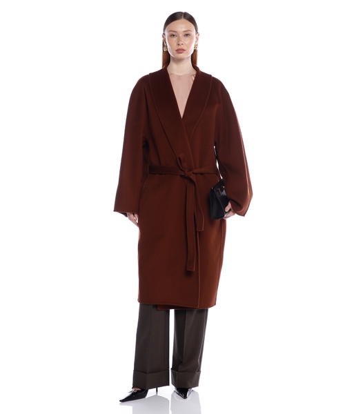 Миди-пальто с поясом