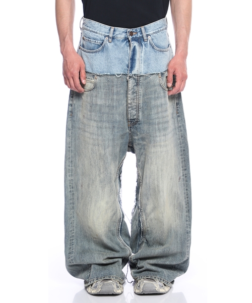 Cut-Up Baggy jeans