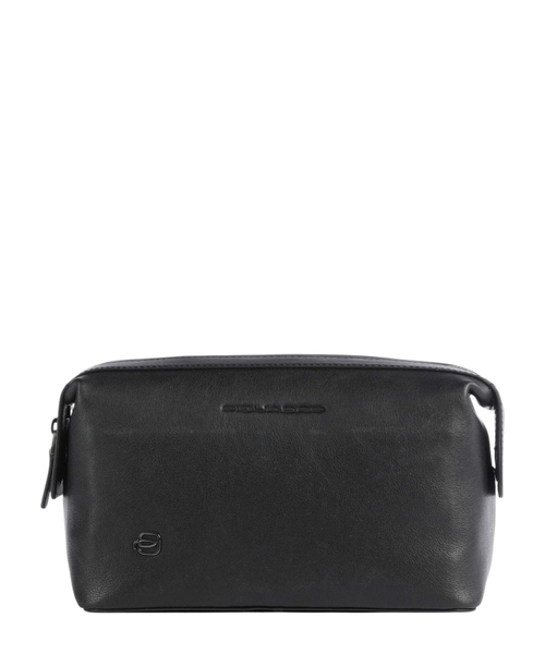 Leather toiletry bag