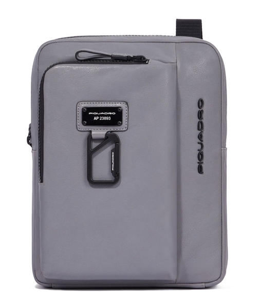 Leather iPad® crossbody bag