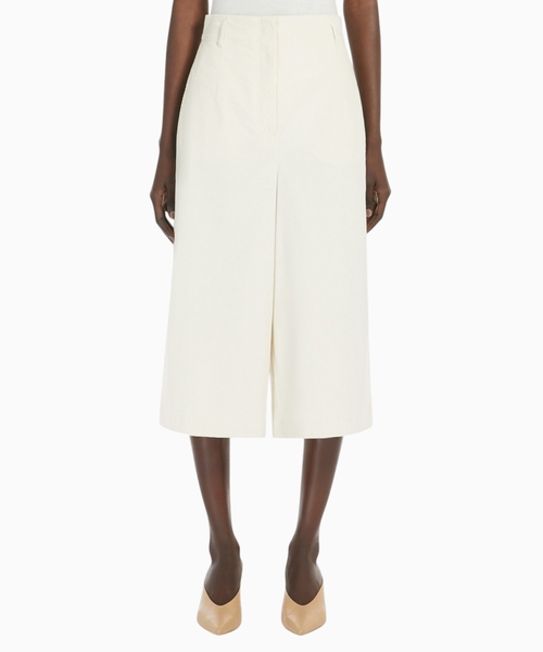 ZENITH cropped velvet trousers