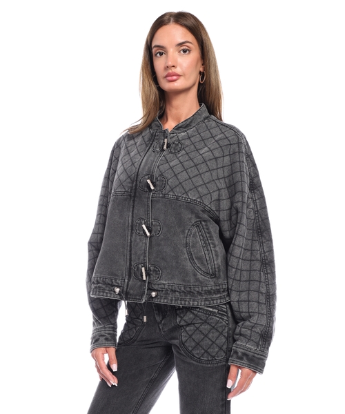 【関税込み】Isabel Marant グレー Celiany デニムジャケット Gray Celiany Denim Jacket by Isabel Marant on Sale