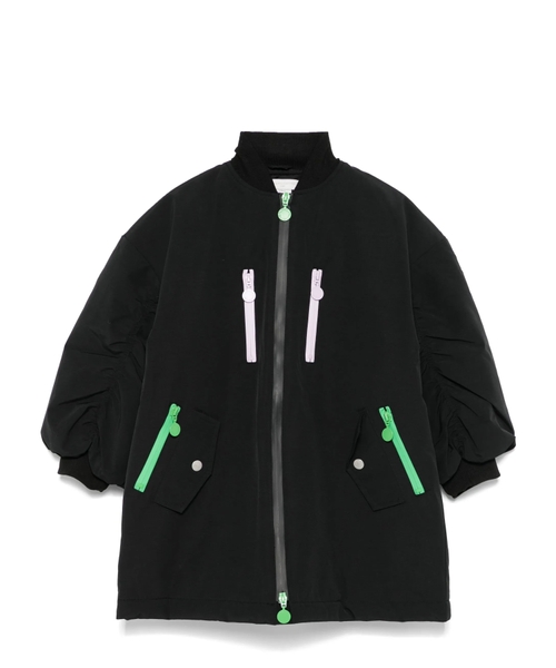 Down jacket with logo