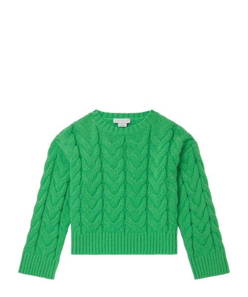 Cable knit jumper