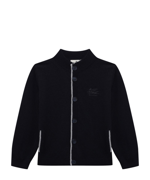 Pegasus embroidery cardigan