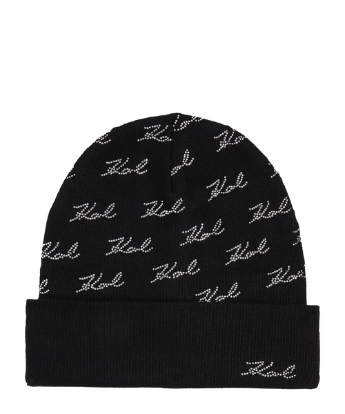 Шапка K/Signature со стразами