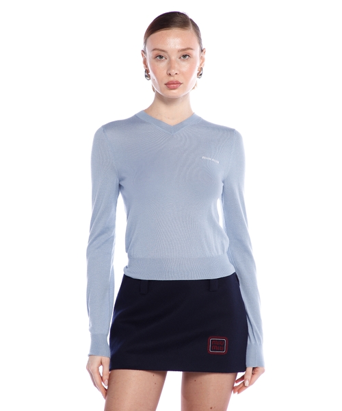 V-neck sweater