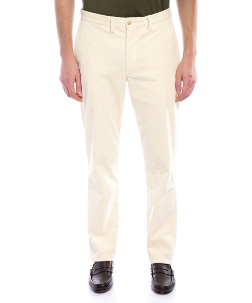 Corduroy straight-fit trousers