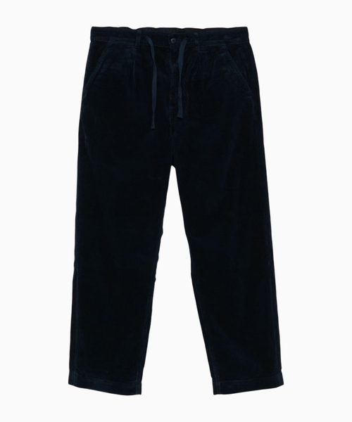 Straight-fit corduroy pants