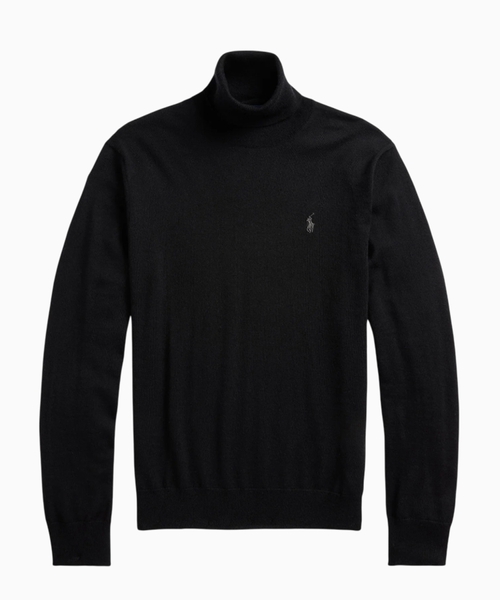 Wool turtleneck sweater