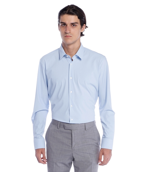Long sleeve shirt with classic collar