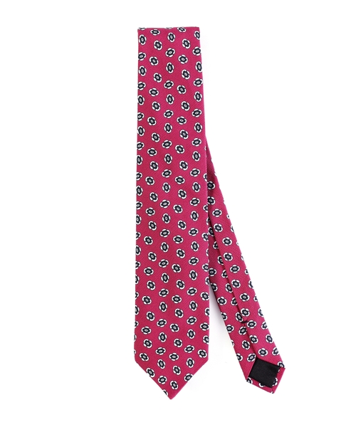 Шелковый галстук с узорами