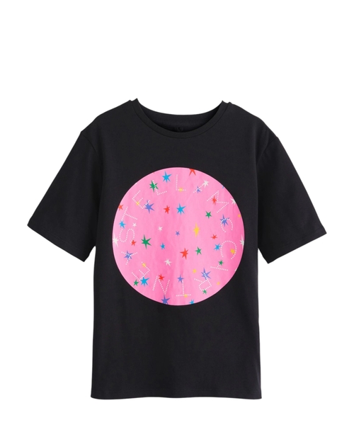 Dairəvi loqolu T-shirt