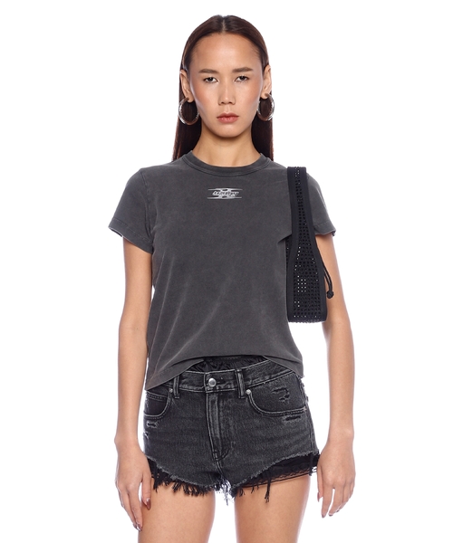 Укороченная футболка с логотипом Blade