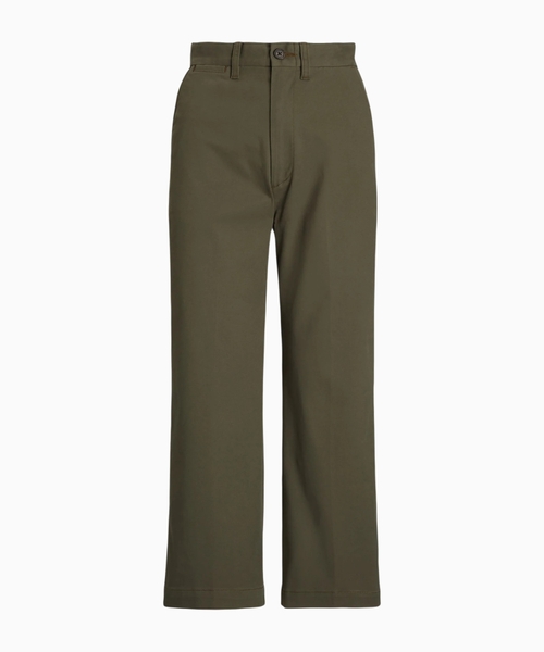 Chino Wide-Leg Trousers
